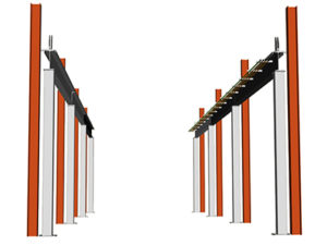 Facility Column Braced Crane Runway Facility Column Braced Crane Runway