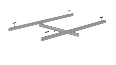 Ceiling-Mounted Bridge Crane with Alu-Track Color
