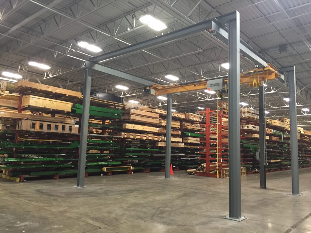 Overhead bridge cranes Material Handling, Fall Protection and