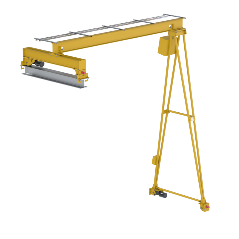 Single Leg Gantry Cranes Material Handling, Fall Protection and
